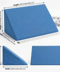 Blue curl pad for barbell home gym arm day workout cushioned bicep tricep forearm support bench cushion for concentrated curl training durable 190g sponge core for long lasting comfort and better form with dimensions 19.8 x 9.84 x 8 inches.