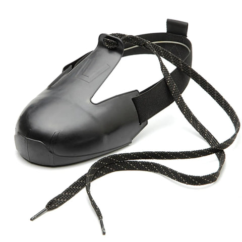 Rugged Safety Overshoes With Protective Toe Guard For Visitors, Smash Proof Non Slip Shoe Covers With Adjustable Elastic Band