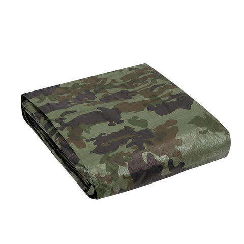 Heavy Duty Waterproof Camouflage Tarp Cover Built To Last 20 By 30 Feet 6 Mil Thick Rip Resistant Folded
