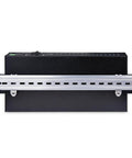 Built Like A Tank 16 Port Industrial USB 3.2 Gen 1 Hub With Heavy Duty Metal Casing front view showing rack mount brackets.