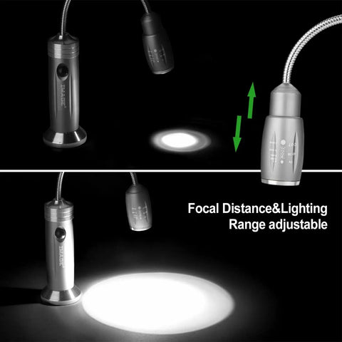 Ultra Bright Magnetic Grill Light With Flexible Gooseneck LED Beam Hands Free BBQ Lighting For Night Grilling Easy Mount On Metal Surfaces