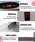 Automatic Cake Decorating Machine Buttercream Spreader Birthday Cake Smoother showing NC display and stainless steel features.