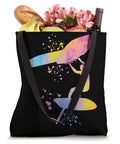 Colorsplash Watercolor Wing Foil Tote Bag For Wingboarding Crew And Coaches filled with groceries