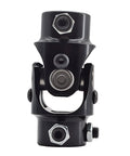 Eleven Sixteenths To Thirty Six Spline Three Quarter Inch Heavy Duty Black Steering Universal Joint Shaft, Single U Joint