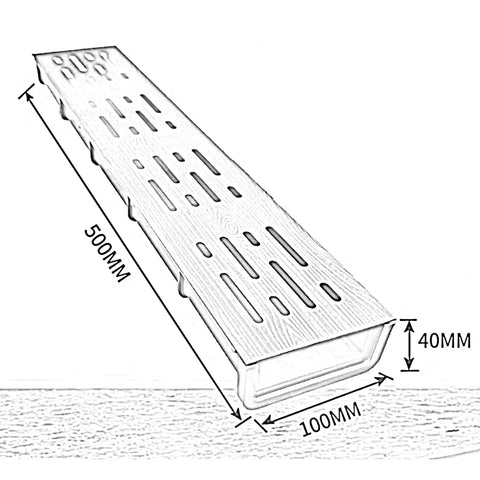 Heavy Duty Outdoor Trench Drainage Kit With Stainless Steel Grate And Polypropylene Channel Built To Last Weatherproof
