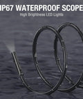 USB C Endoscope Camera With Light For IPhone Android And More 10 Foot Flexible Waterproof Borescope With 8 LED Lights