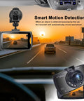 2.4 Inch 1080P Dash Cam For Cars With Super Night Vision And 24 Hour Recording dashboard view