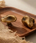 Antique Style Chrome Furniture Handles And Cabinet Knob Set For Drawers on wooden tray