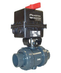 Heavy Duty Electronic Ball Valve Delivers Hella Smooth Flow Easy Plug And Play Setup with sealed brass design for one inch plumbing.