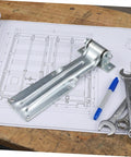 Heavy Duty Iron Truck Door Hinge With Anti Corrosion Finish For Cargo And Refrigeration Doors, Tough As Nails Hinge For Semi Trailer And Utility Trailer on technical drawing