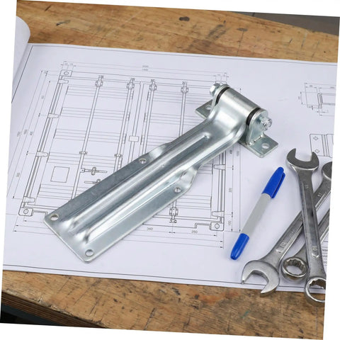 Heavy Duty Iron Truck Door Hinge With Anti Corrosion Finish For Cargo And Refrigeration Doors, Tough As Nails Hinge For Semi Trailer And Utility Trailer on technical drawing