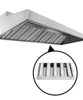 Beefy Pro Grade Hood Filter For Commercial Kitchens 20 Inch Wide 16 Inch High Stainless Steel 430 Welded Construction Set Of 6