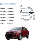 Turbo Oil Return Drain Line And Oil Feed Pipe Kit For Chevy Cruze Sonic Trax Buick Encore 1.4L Turbo Engine 4 Piece OEM Replacement Set Compatible