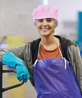 Straight Up Reliable Anti Static Mesh Cap In Pink With Hella Breathable Design For Cleanrooms And Electronics Shops secures hair for clean work.