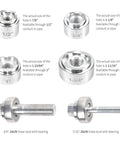 Heavy Duty Ratchet Knockout Punch Kit Includes Four Precision Dies For 1/2 To 1 1/4 Inch Electrical Conduit And Panel Hole Cutting; precision dies.