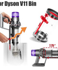 Dust Bin Vacuum Replacement Kit With Filter For V11 V15 SV14 SV15 SV22 Cordless Vacuum Cleaners Including Dust Bin Filter