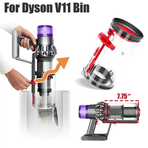 Dust Bin Vacuum Replacement Kit With Filter For V11 V15 SV14 SV15 SV22 Cordless Vacuum Cleaners Including Dust Bin Filter