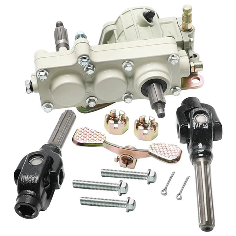 Beefed Up Reverse Gearbox For 4x4 ATV Quad Go Kart And Trike 150cc To 300cc Engine Transfer Case With Forward And Backward Drive Converter