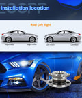 Installation diagram for Rear Wheel Hub And Bearing Assembly 512369 Fits Dodge Charger 2009 2014 And Chrysler 300 2009 2014 AWD