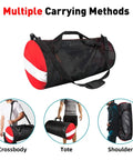 Ultra Large 30 Inch Mesh Dive Gear Bag For Scuba Snorkeling And Beach Trips Pro Grade Quick Dry Duffel with carrying options