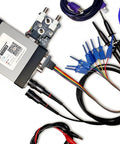 EMC Near Field Probe Kit Pro Grade For Oscilloscopes with various probes, cables, and connectors displayed.