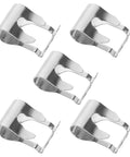 Universal Auto Windshield Wiper Linkage Repair Clips Kit Built Tough With Heavy Duty Stainless Steel set of four clips for vehicle maintenance.