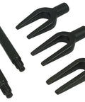 Heavy Duty Pickle Fork Kit With Three Forks And Two Handles For Separating Ball Joints Tie Rods Pitman Arms And More Interchangeable Threads
