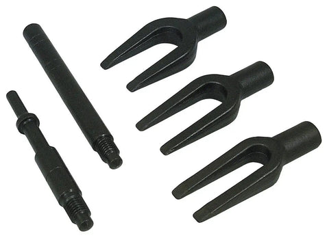 Heavy Duty Pickle Fork Kit With Three Forks And Two Handles For Separating Ball Joints Tie Rods Pitman Arms And More Interchangeable Threads