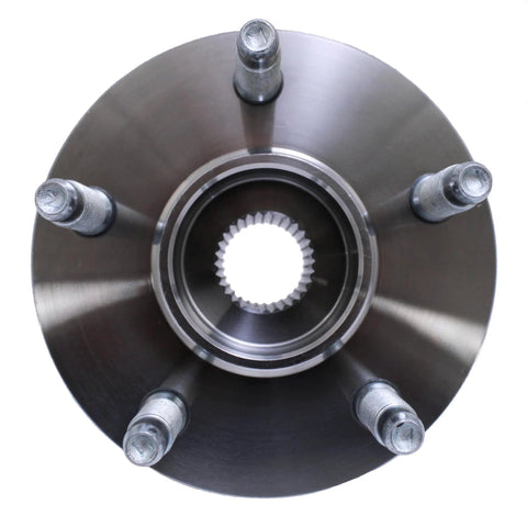 Front view of Premium OEM-Grade Wheel Hub And Bearing Assembly For Cars, Built Tough With Durable Multi-Lip Seals and High Carbon Steel.