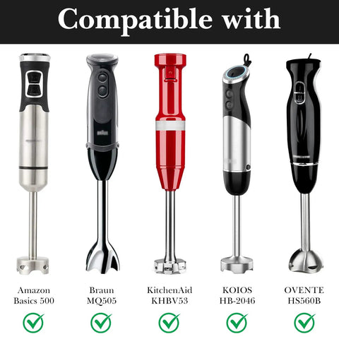 Heavy Duty Two Layer Hand Blender Storage Bag With Secure Wrist Strap And Roomy Accessory Pocket Premium Polyester Organizer with compatible blenders.