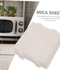 10 Pack Microwave Waveguide Mica Sheets Heat Resistant Insulation Covers Fireproof Shield For Kitchen Use Protect Your Microwave From Burning While You Cook next to retro microwave