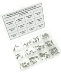 300Pcs Internal Hex Drive Cup Point Set Screws Assortment Kit In 304 Stainless Steel UNC Threads Includes Sizes 2 56 4 40 6 32 8 32