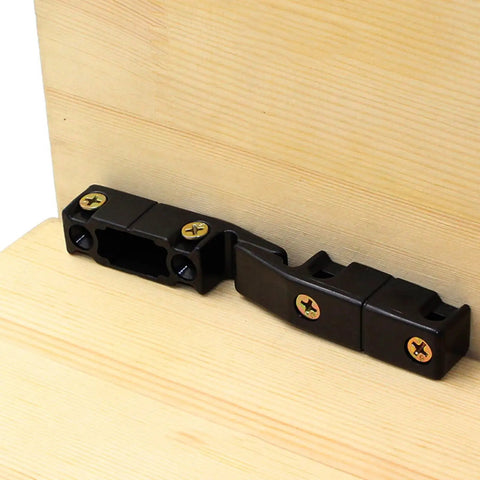 10Pcs Corner Brace Hinge Fasteners For Kitchen Cabinets Wardrobe Beds Tables And Furniture Panels with screws on wood