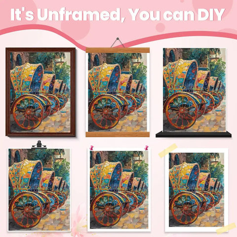 Fresh Bangladesh Rickshaw Canvas Wall Art Bringing Bold Bengali Street Vibes And Crispy Color Pop To Any Space perfect for living room or bedroom, unframed display options.