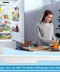 2 Pack Refrigerator Door Bin Shelves Replacement For Kenmore Frigidaire Durable Eco Friendly with kitchen scene