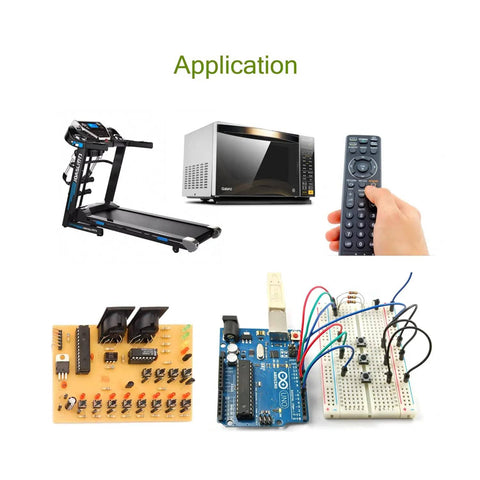 Application of 6x6mm Tactile Push Button Switch Kit With 4 Pins Micro Momentary SPST NO Ideal For Breadboard Arduino PCB