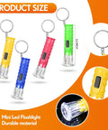 Bulk Pack Of 100 Mini LED Flashlight Keychains In Assorted Colors For Key Rings Pocket Size Lights For Hiking Camping Travel Party Favors And Gifts Tiny Yet Bright Everyday Carry Essentials