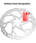 Beefy 180mm Six Bolt Bike Disc Brake Rotor For Road And Mountain Bikes 2.3mm Thick SUS410 Stainless Steel Durable All Weather Braking Performance In Any Weather