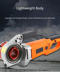 Upgraded Portable Electric Pipe Threader 2300W Pure Copper Motor Handheld Kit for 0.5-2 Inch Pipes with lightweight body.