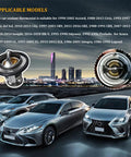 Top Tier Engine Coolant Thermostat With Heavy Duty Gasket Compatible With Honda Civic Crv Crz, showing design and detail for Honda models.