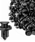 Clean Nylon Fender Clips And Bumper Retainer Kit For Honda And Acura Rides With 40 Pack Expansion Screws, black nylon clips for auto body trim.