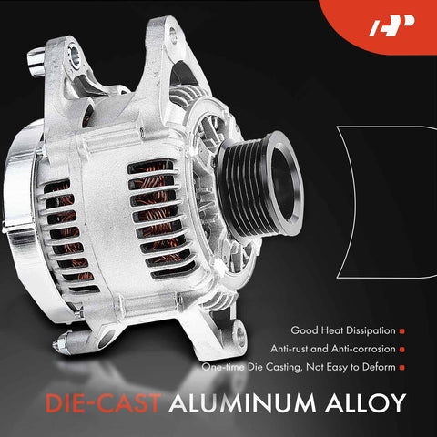 Beefed-Up 12V 136A Replacement Alternator For Dodge Ram 1500 2500 3500 4000 Dakota Durango And Jeep Grand Cherokee 1997 1998 1999
