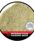 Crushed Glass Sandblasting Media, 30-60 Grit (#50 Mesh), Medium Abrasive For Rust And Paint Removal, Image Showing Textured Glass Media