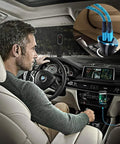 Heavy Duty Usb C Car Charger With Fast Charging Cable Set Dual Port plugged in car dashboard charging smartphone