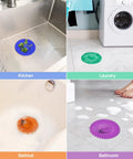 Heavy Duty Stainless Steel Hair Catcher For Shower Drain And Bathtub Tub With Solid Anchor Block upgraded anti floating strainer in kitchen, laundry, bathtub, and bathroom.