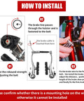 Installation guide for Complete Bike Brakes Set With Inner And Outer Calipers Cables And Levers Front And Rear MTB Universal Brake Kit