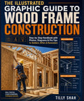 Kickass Wood Frame Construction Handbook With Real Life Photos And Street Smart Tips For Contractors And Weekend Warriors Ready To Crush Every Renovation Job cover showing builders framing a wooden house.