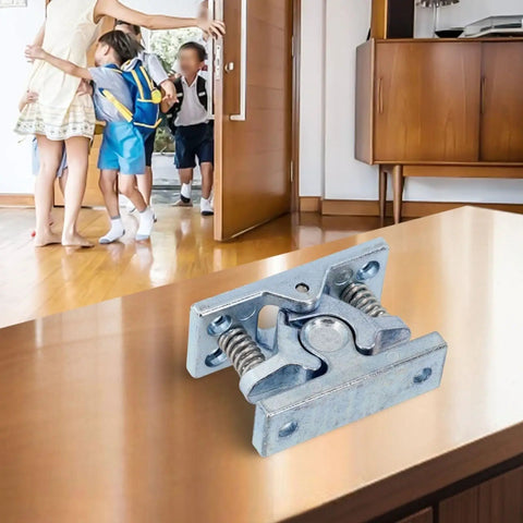 Must Have Double Roller Door Catch With Spring Loaded Mechanism For Cabinets And Drawers Easy Install No Special Tools Needed on countertop.