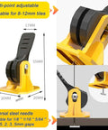Close-up of Tile Leveling System Kit With 1/8 Inch Spacers, Reusable 50 Pcs Leveler Tools showing multi-point adjustable base.