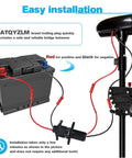 Waterproof Trolling Motor Plug And Receptacle Kit 12V 24V 48V 8 Gauge 2 Wire Quick Connect For Minn Kota Boats Easy To Use Marine Plug And Socket All Weather installed on battery and motor.